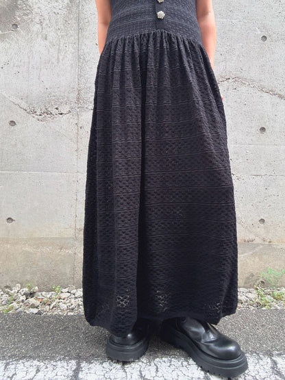 bijou button maxi one piece