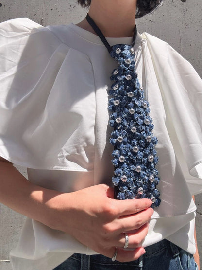 flower kuroshe necktie