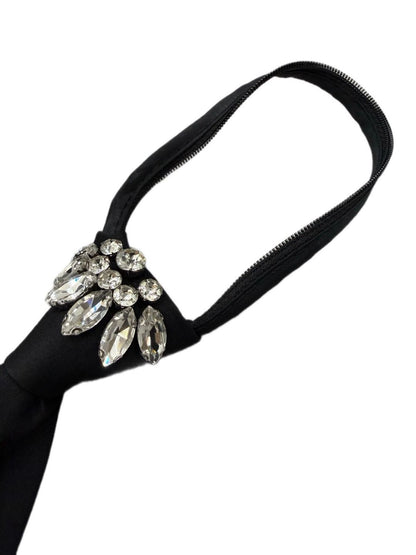 flower bijou necktie