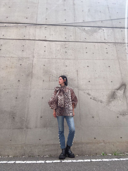 reopa-do volume sleeve blouse