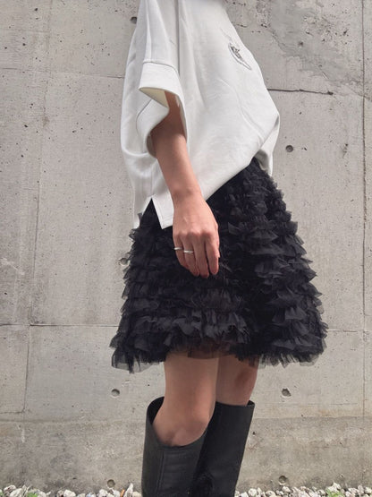 frill short skirt