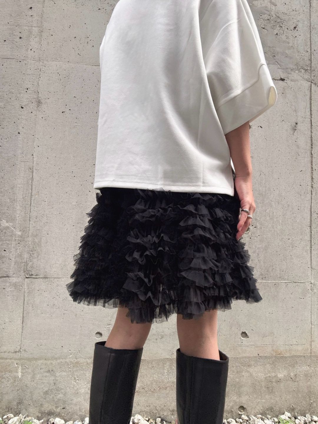 frill short skirt