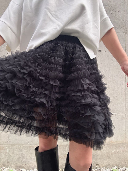 frill short skirt