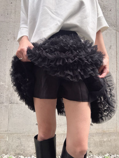 frill short skirt