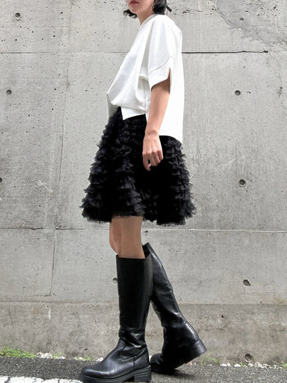 frill short skirt