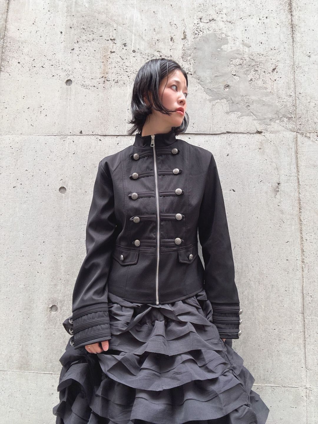 standcollar zip jacket