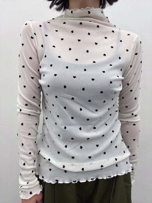 heart dot sier tops