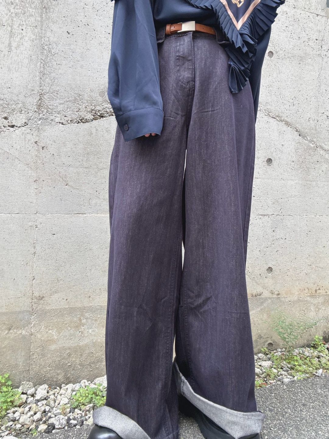 buggy denim pants