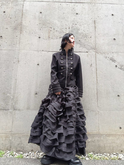 3D frill volume skirt