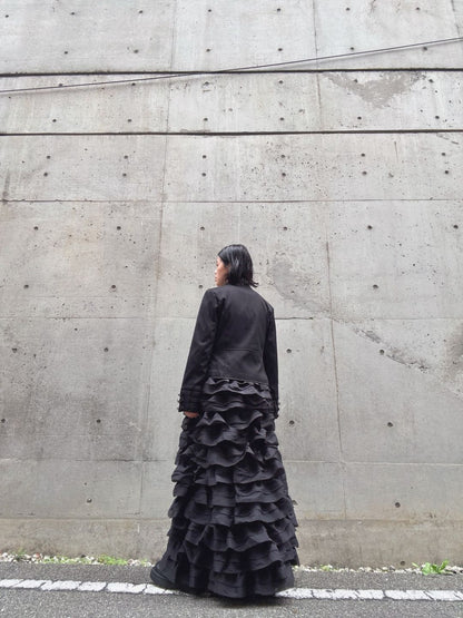 3D frill volume skirt