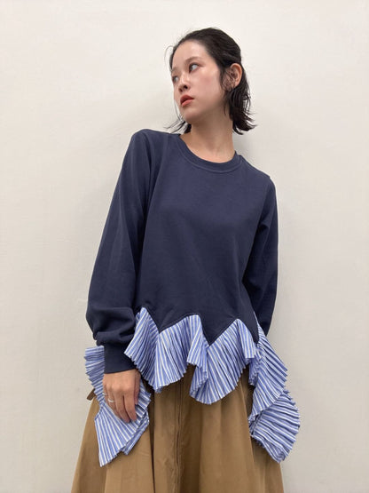 frill docking pullover