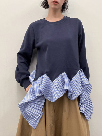 frill docking pullover