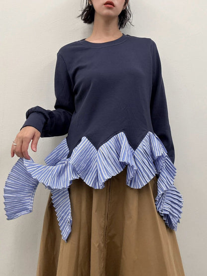 frill docking pullover