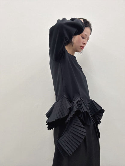 frill docking pullover