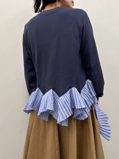 frill docking pullover