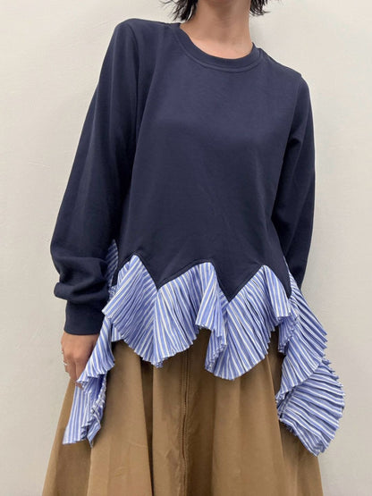 frill docking pullover