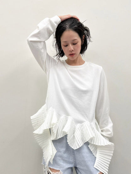 frill docking pullover