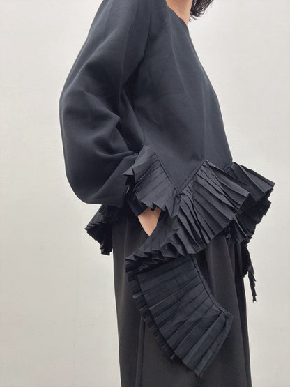 frill docking pullover