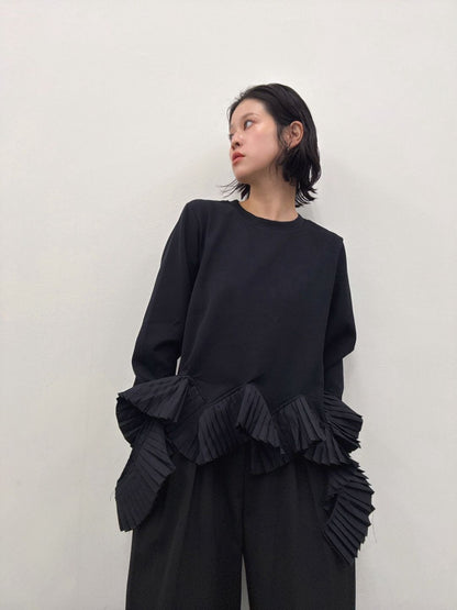 frill docking pullover
