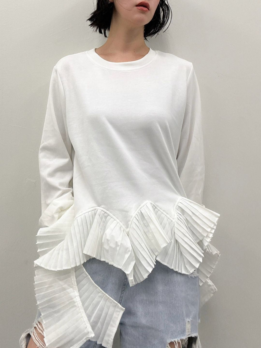 frill docking pullover