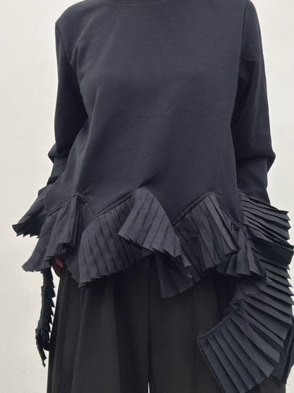 frill docking pullover