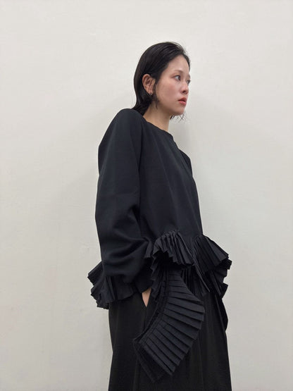 frill docking pullover