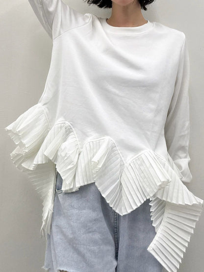 frill docking pullover