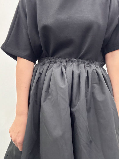 gather tuck balloon skirt