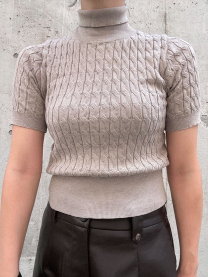 rib knit turtle