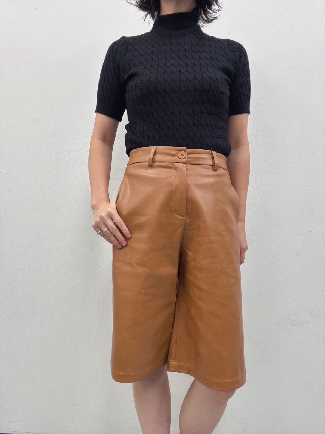 rib knit turtle