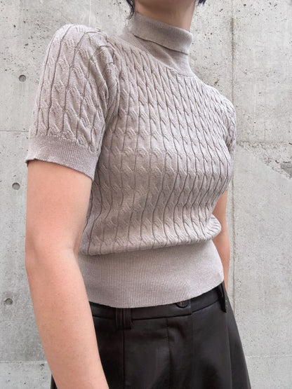 rib knit turtle