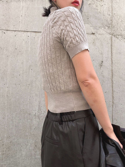 rib knit turtle