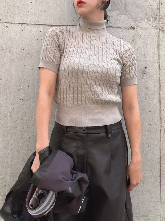 rib knit turtle
