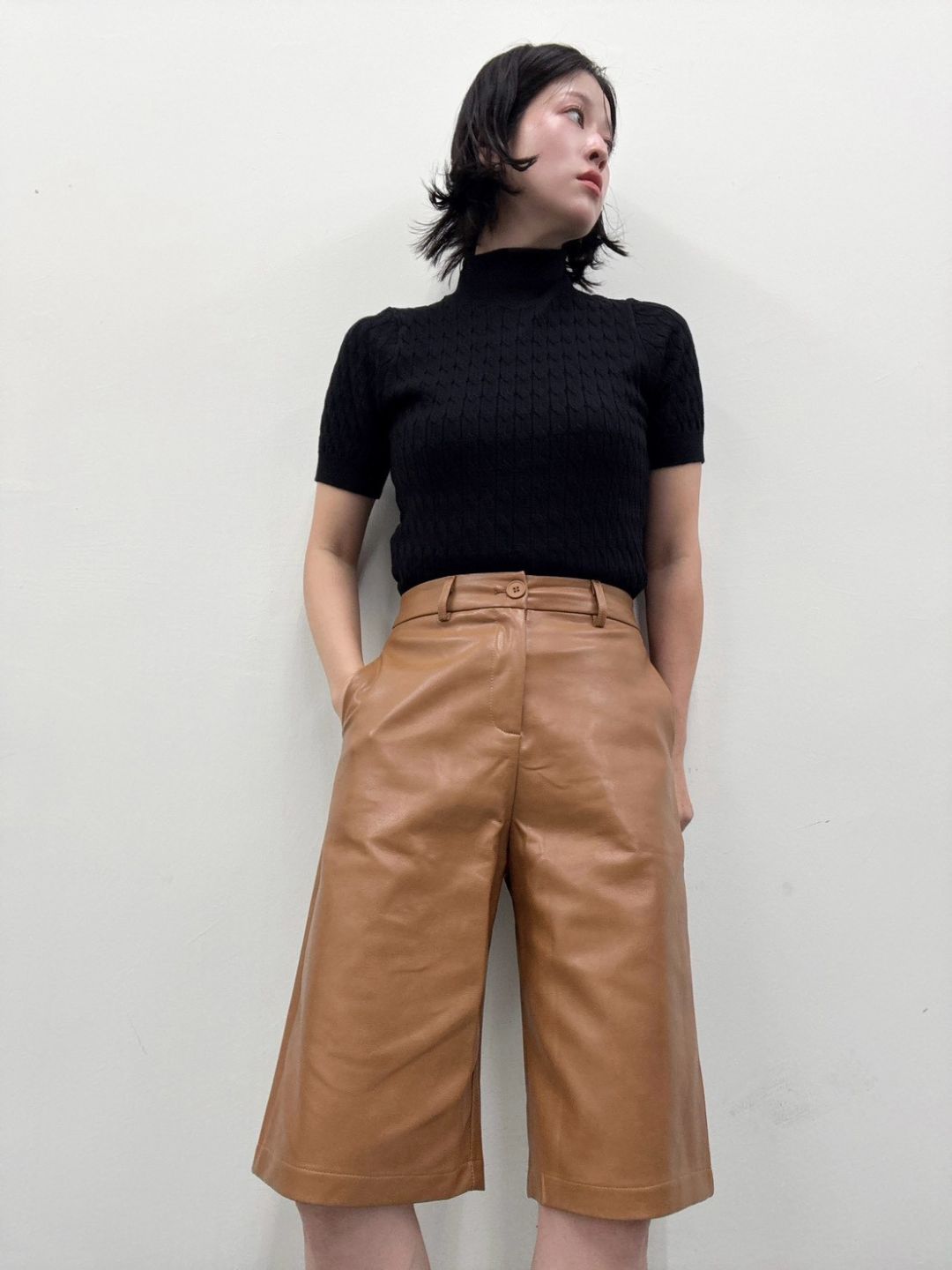 rib knit turtle