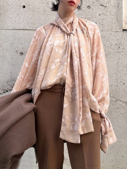Chiffon Sheer Blouse