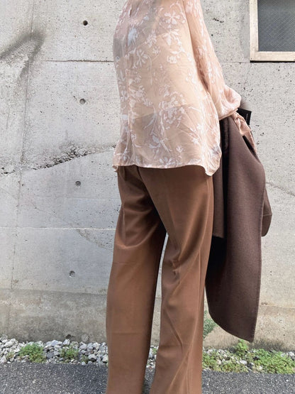 Chiffon Sheer Blouse