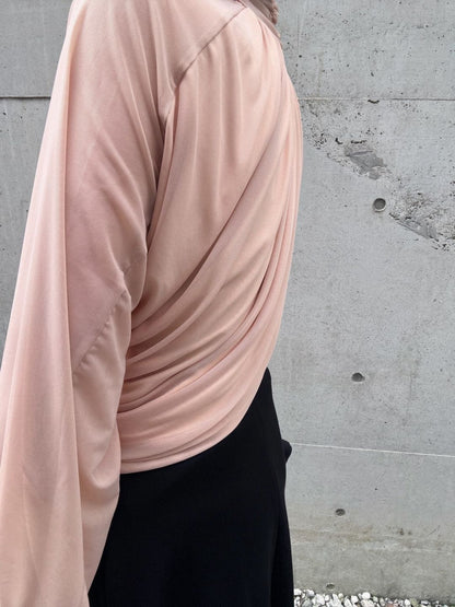 drapehigh neck blouse