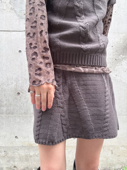 cable knit set up