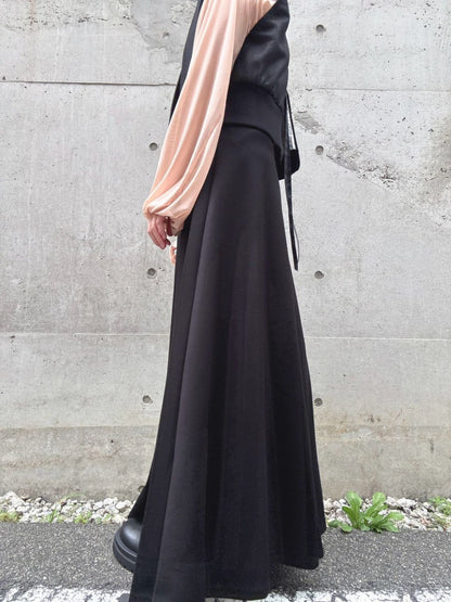 flare long skirt