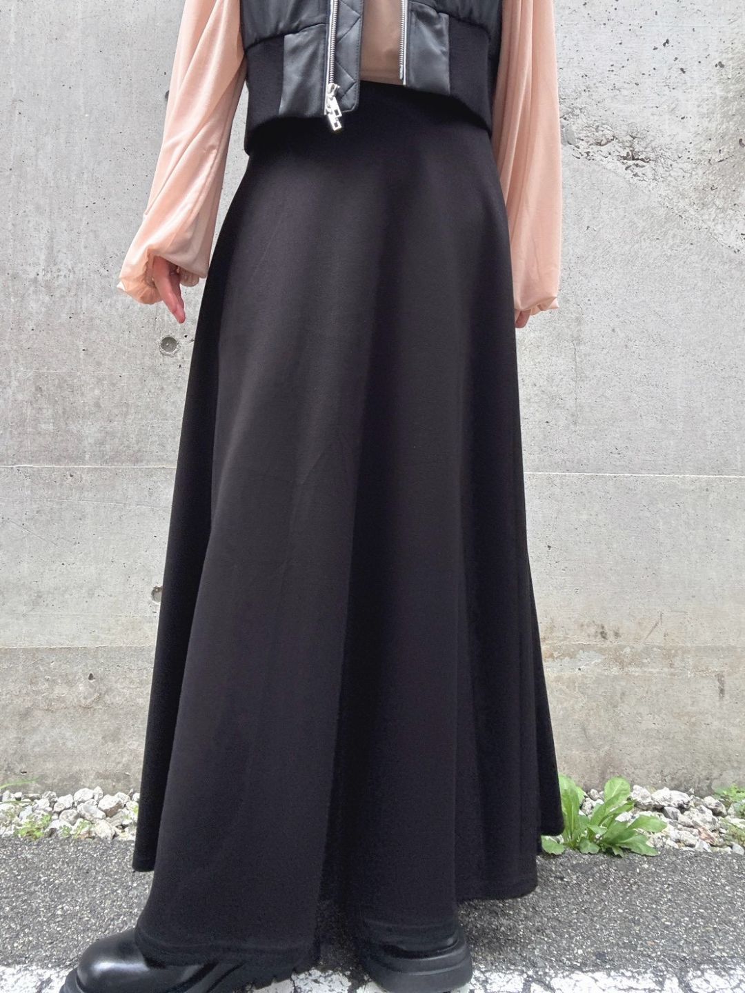 flare long skirt