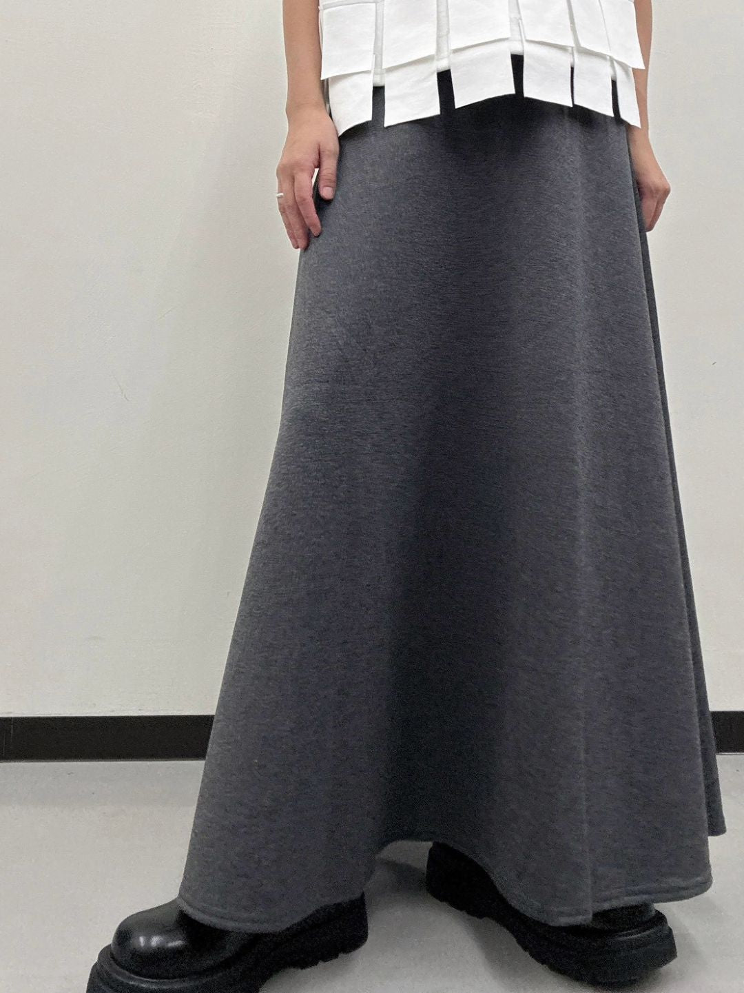flare long skirt