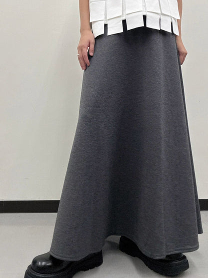 flare long skirt
