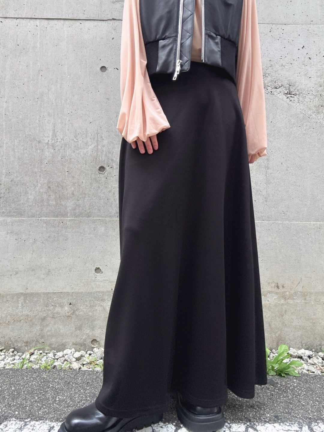 flare long skirt