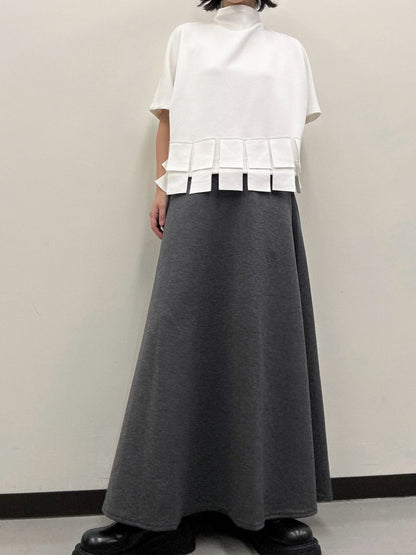 flare long skirt