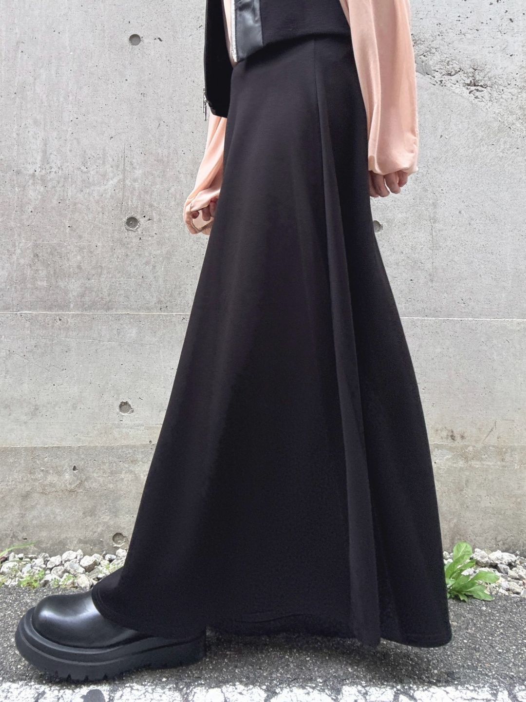 flare long skirt