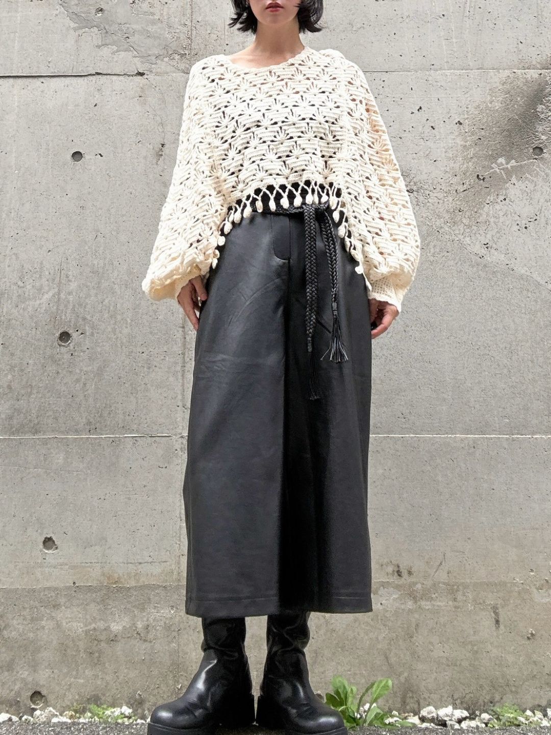 fake leather pants