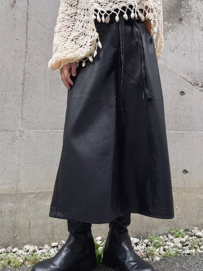 fake leather pants