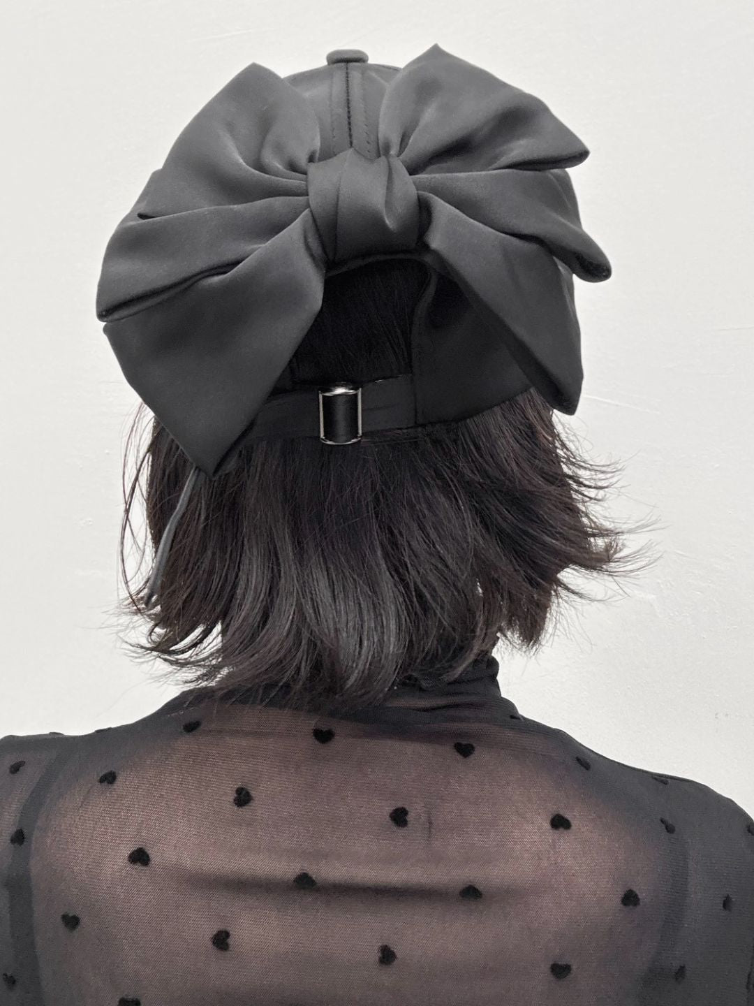 bijou ribbon cap