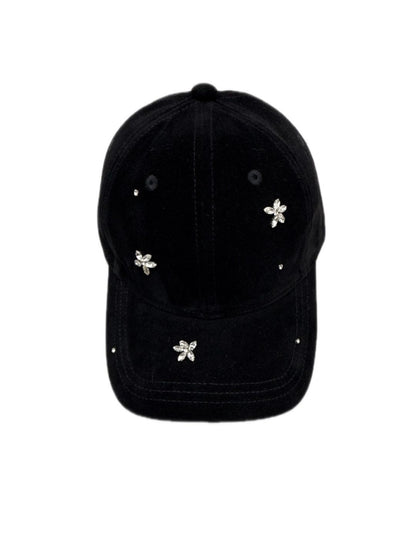 velvet bijou flower cap