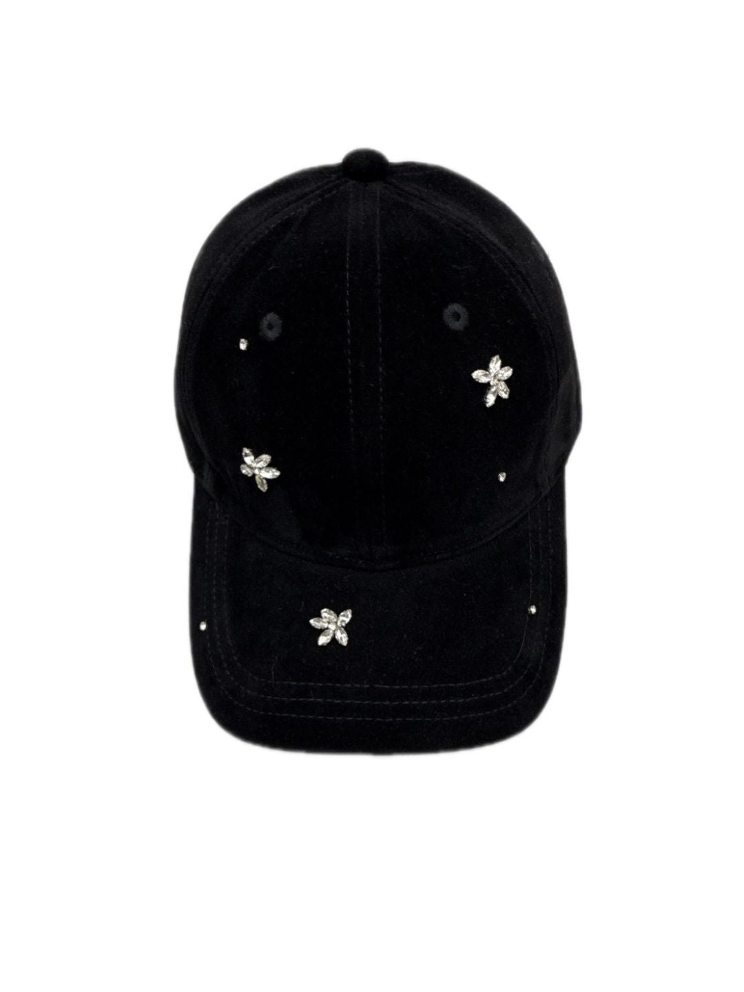 velvet bijou flower cap